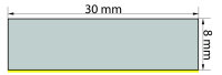 ZKS8x30 bande en caoutchouc cellulaire 8x30 mm autocollante
