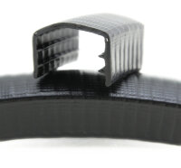 KS28-32S Kantenschutzprofil Schwarz Klemmbereich 28-32 mm Maße 36x25,4 mm