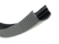 KS28-32S Kantenschutzprofil Schwarz Klemmbereich 28-32 mm Maße 36x25,4 mm