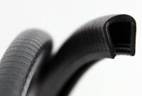KS6-8S Kantenschutzprofil schwarz Klemmbereich 6-8 mm Maße 12x15 mm KS6-8S