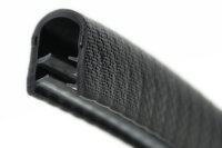 KS8-12S randbeschermingsprofiel zwart klembereik 8-12 mm / 16,5x15,5 mm