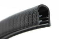 KS8-12S randbeschermingsprofiel zwart klembereik 8-12 mm / 16,5x15,5 mm