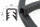 KS8-12S randbeschermingsprofiel zwart klembereik 8-12 mm / 16,5x15,5 mm