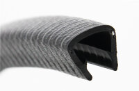 KS9-12S Kantbeschermingsprofiel zwart klembereik 9-12 mm / 17x15 mm