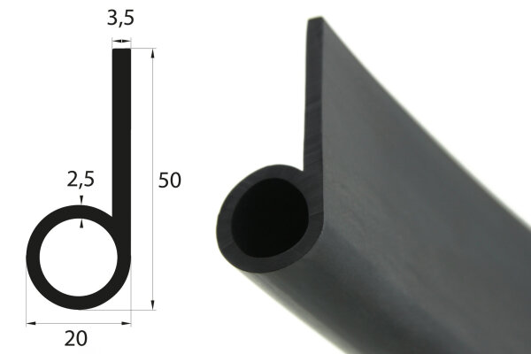 NP12 Notenprofil EPDM Kederprofil Gummi Profil Keder Dichtprofil Dichtungsprofil Gummi