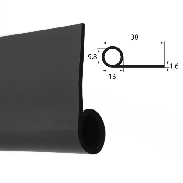 NP15 profilo scanalato EPDM profilo keder profilo in gomma keder profilo di tenuta profilo guarnizione gomma