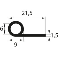 NP19 bead profile EPDM cord profile rubber profile cord sealing profile gasket profile rubber