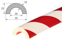 Profilé ROS1-RW de protection de tubes (PU) avec...