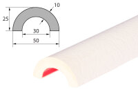 ROS1-W profil de protection de tuyaux (PU) avec surface...