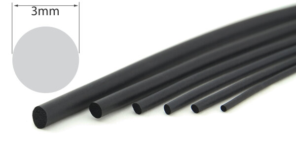 RS3 - Cordon Rond 3 mm Cordons Ronds EPDM Caoutchouc Mousse
