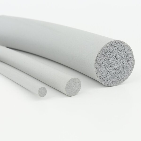RS4-NBR-MG - Rundschnur 4 mm Rundschnüre NBR - Nitril Kautschuk, Gummi, grau