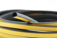 DP9 EPDM Moosgummi Halbrundprofil D Profil 10x7,5 mm selbstklebend Dichtung