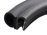 DS1 - PVC/ EPDM Kantenschutz Dichtungs Profil Gummi Dichtung seitlich - Klemmbereich 1 - 4 mm
