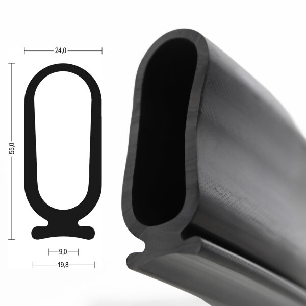 RTP3 profilo per tapparelle EPDM protezione dita profilo di sicurezza