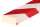 FS2-RW Profilo di protezione superfici (PU) con superficie adesiva - Rosso/Bianco - Protezione dagli urti - Profilo di avvertimento - Profilo di protezione