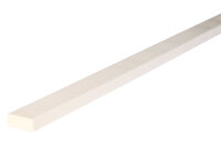 FS2-W Profil de protection de surface (PU) avec surface adhésive - Blanc - Protection contre les chocs - Profil davertissement - Profil de protection