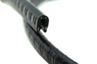 SP1-2S Perfil de protección de cantos negro Rango de sujeción 1-2 mm / Medidas 9,8 x 7,1 mm