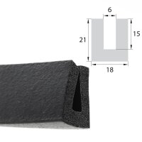 UP5 joint en caoutchouc mousse EPDM profil U profil de...