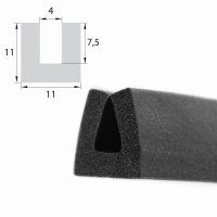 UP8 joint en caoutchouc mousse EPDM profil U profil de...