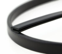 V1 perfil de encaje EPDM 10 x 4 mm rango de sujeción 1,5 mm protector de bordes junta de goma