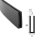 V13 profilo di incastro EPDM 20 x 6 mm campo di presa 3 mm paraspigoli guarnizione in gomma