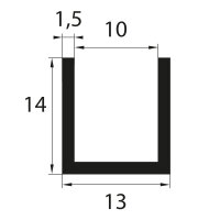 V15 TPE glazing profile clamping range 10 mm edge...