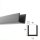 V15 TPE glazing profile clamping range 10 mm edge protection rubber seal