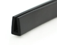 V2 EPDM klemprofiel 10 x 6 mm klembereik 3 mm randbescherming rubber afdichting