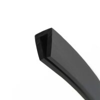 V20 retaining profile clamping range 3 mm edge protection EPDM rubber profile rubber seal