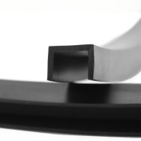 V25 profil de maintien plage d’insertion 12 mm protection de bord caoutchouc EPDM joint