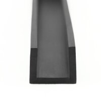 V26 retaining profile clamping range 10 mm edge protection EPDM rubber profile rubber seal