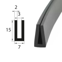 V29 glazing profile 3 mm glazing range edge protection...