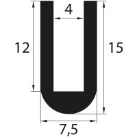 V3 edge protection EPDM rubber profile retaining profile...