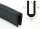 Protection de bord V3 Profil en caoutchouc EPDM Profil de retenue plage de serrage 4 mm Joint en caoutchouc Profil U à bourrelet