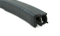 DS16 - NBR Kantenschutz Dichtungs Profil Gummi Dichtung seitlich - Klemmbereich 2 mm