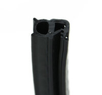 DS16 - NBR Kantenschutz Dichtungs Profil Gummi Dichtung seitlich - Klemmbereich 2 mm
