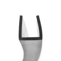 V32 perfil de encaje rango de alojamiento 16 mm protección de bordes caucho EPDM junta
