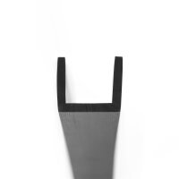V33 retaining profile clamping range 15 mm edge protection EPDM rubber profile rubber seal