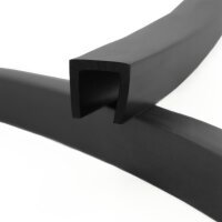V36 perfil de encaje rango de alojamiento 10 mm protección de bordes caucho EPDM junta