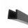 V36 perfil de encaje rango de alojamiento 10 mm protección de bordes caucho EPDM junta