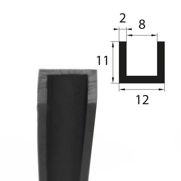 Profil de retenue V37 plage de serrage 8 mm protection de bord Profil en caoutchouc EPDM Joint en caoutchouc