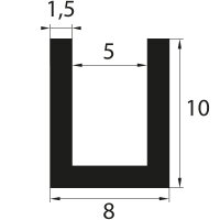 V4 edge protection EPDM rubber profile glazing profile 5...