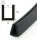 V4 Kantenschutz EPDM Gummiprofil Fassungsprofil Fassungsbereich 5 mm Gummidichtung Keder U-Profil