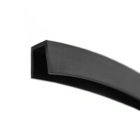 Profil de retenue V40 plage de serrage 6 mm protection de bord Profil en caoutchouc EPDM Joint en caoutchouc