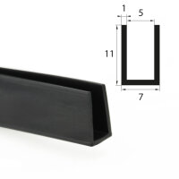 V41 Fassungsprofil Fassungsbereich 5 mm Kantenschutz EPDM...