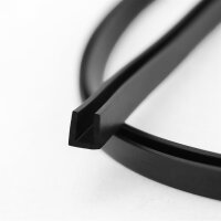 Profil de retenue V44 plage de serrage 4 mm protection de bord Profil en caoutchouc EPDM Joint en caoutchouc