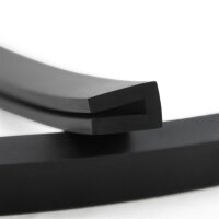 V46 Fassungsprofil Fassungsbereich 3 mm Kantenschutz EPDM Gummiprofil Gummidichtung