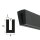 V46 Fassungsprofil Fassungsbereich 3 mm Kantenschutz EPDM Gummiprofil Gummidichtung
