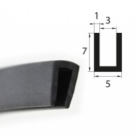 V47 Fassungsprofil Fassungsbereich 3 mm Kantenschutz EPDM...