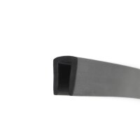 V47 Fassungsprofil Fassungsbereich 3 mm Kantenschutz EPDM Gummiprofil Gummidichtung
